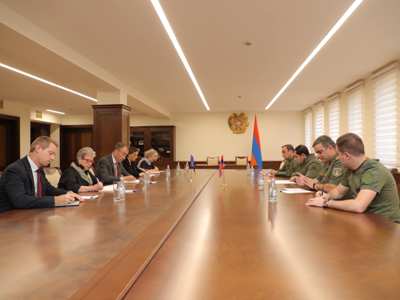 EU Special Representative for South Caucasus in Yerevan, meets with Armenia defense minister