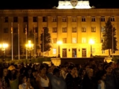 Rally being held in Stepanakert for 3rd day