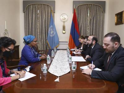 Armenia FM in New York, meets with UN Secretary General special adviser on genocide prevention