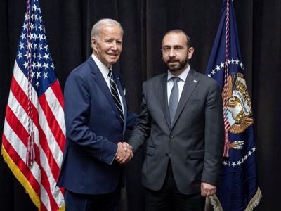 Ararat Mirzoyan attends US President's reception