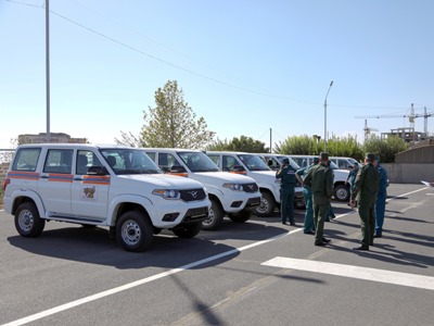 ԱԻՆ մարզային փրկարարական վեց վարչություն համալրվել է «UAZ Patriot» մակնիշի նոր ավտոմեքենաներով (ֆոտո)