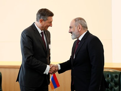 Armenian PM presents Slovenian President consequences of Azerbaijani aggression