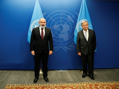 Pashinyan discusses Azerbaijani aggression and its consequences with Gutteres