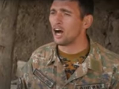 Ставший известным в ходе 44-дневной войны майор Каро Ароян получил тяжелое ранение