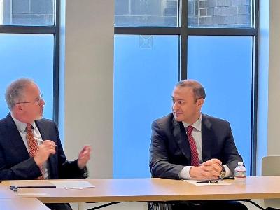 Security Council chief at Carnegie Foundation: Azerbaijan invaded Armenia territory, threatened Armenian democracy