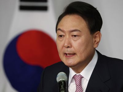South Korea leader threatens with crushing response to North if it uses nuclear weapons