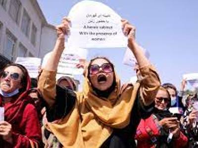 Afghan authorities disperse women's rally in Herat