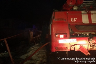 Ծովակ գյուղում այրվել է  մոտ 320 հակ անասնակեր
