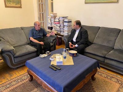 Первый президент принял главреда издаваемой в Стамбуле армянской газеты «Жаманак»