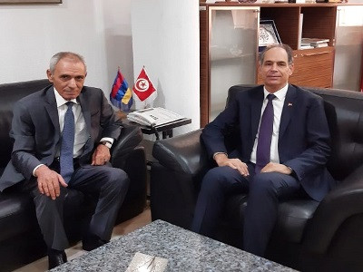 Ambassador briefs Tunisia officials on Azerbaijan military aggressions and invasion of Armenia territory