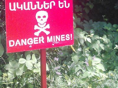 Karabakh defense army spokesperson: Landmines were planted solely on line of contact with Azerbaijan