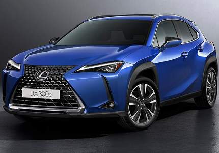 Lexus shows new Lexus UX-300e Battery EV electric crossover