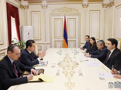 Parliament speaker to Brazil envoy: I call for strictly, targeted condemning Azerbaijan aggression against Armenia