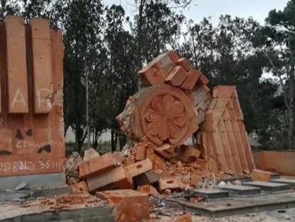 Artsakh ombudsman shows Azerbaijan destruction of Armenian cultural heritage