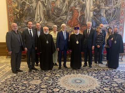 Ամենայն Հայոց Կաթողիկոսն ընդունեց «Գթության խոհանոց» կառավարման կոմիտեի ղեկավարին և նրա գլխավորած պատվիրակությանը