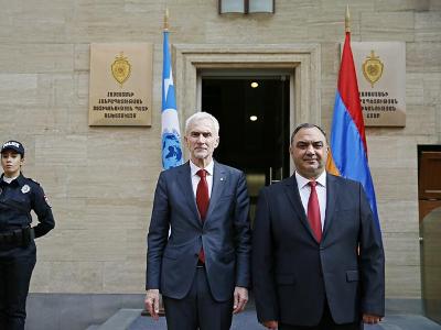 Interpol Secretary General visits Armenia