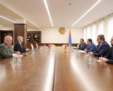 Armenia defense minister briefs Austria envoy on situation due to recent Azerbaijan military aggression (PHOTOS)