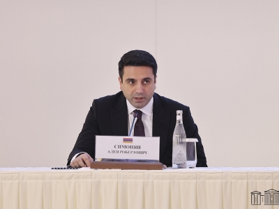 Armenia parliament speaker: Use, threat of force undermine processes aimed at establishing peace