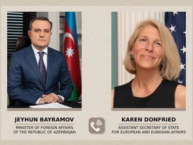 Bayramov and US Assistant Secretary of State discuss Yerevan-Baku relations