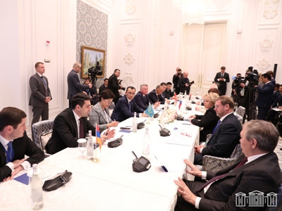Armenia’s Simonyan attends meeting of heads of EEU countries’ parliaments