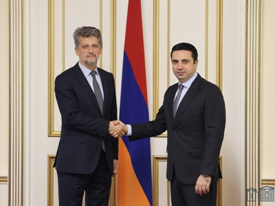 Alen Simonyan, Garo Paylan discuss prospects for reopening of Armenia-Turkey border