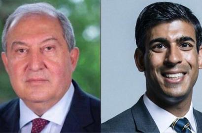 Բրիտանիան և ողջ աշխարհը փորձությունների միջով են անցնում․ Արմեն Սարգսյանի շնորհավորանքը Ռիշի Սունակին
