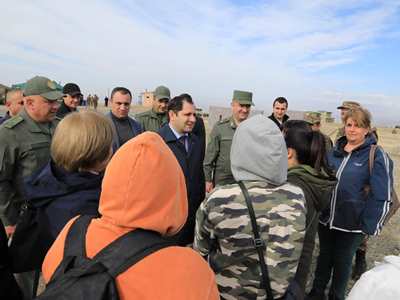 Стартовал первый этап курсов по стрельбе, организованных Минобороы Армении