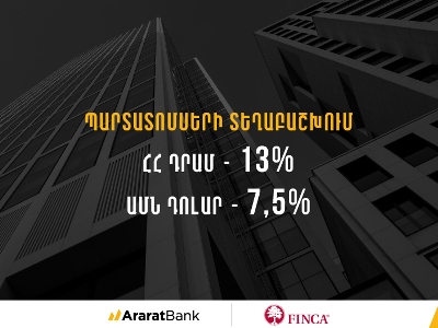 AraratBank underwrites FINCA UCO bonds