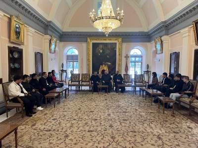Armenian Patriarch of Jerusalem receives group of wounded participants of 44-day Karabakh war