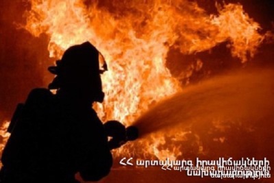 Խոշոր հրդեհ Շաղափ գյուղում. մոտ 1700 հակ անասնակեր է այրվել
