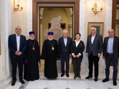 Ամենայն հայոց կաթողիկոսն ընդունել է հայ–ռուսական առողջապահական ֆորումի մասնակիցներին