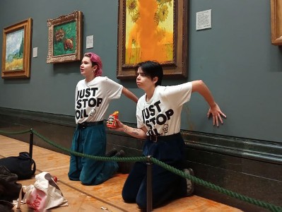 British eco-activists threaten to deface paintings for real
