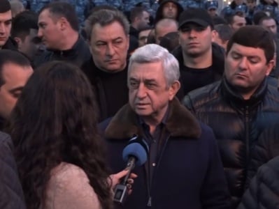Серж Саргсян: Четыре года назад виновными были бывшие, а сейчас - россияне