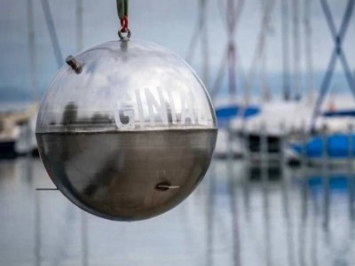 Ball with 230 liters of gin stolen from bottom of lake in Switzerland
