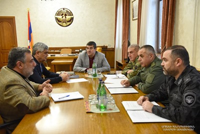 Consultations held at Artsakh president’s hffice
