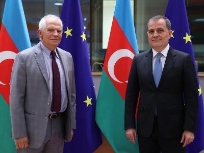 Borrell and Bayramov discuss situation in Lachin corridor