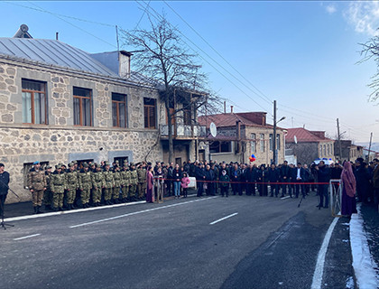 Սյունիքի մարզի Ակներ գյուղը Գորիսին կապող ճանապարհի բացումը (ուղիղ)