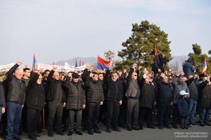 Arayik Harutyunyan: People of Artsakh stand firmly and unwaveringly on their land, and their struggle is just