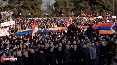 Արցախի ժողովուրդը հուժկու հանրահավաքով վերահաստատեց իր հետևողական ու վճռական պայքարի կամքը. Բեգլարյան