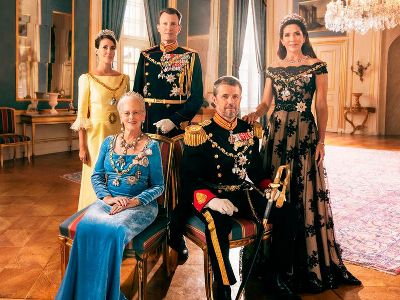 Queen of Denmark shares photo with her sons after she stripped her grandchildren of their titles