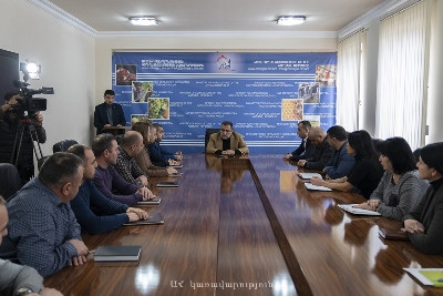 Artsakh State Minister introduces newly appointed ministers
