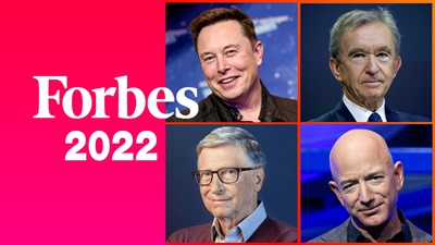 Who are richest people in world at end of 2022?