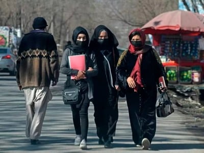 Kabul professor rips up his diplomas on live TV to protest ban on women's education