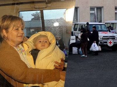 4-month-old baby who was transferred from Karabakh to Armenia in stable condition