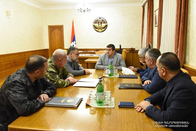 President of Artsakh holds meeting with heads of power structures