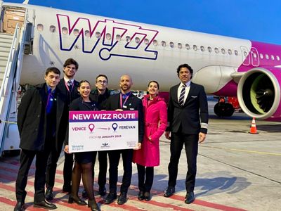Авиакомпания Wizz Air начала выполнение полетов по направлению Венеция –Ереван- Венеция