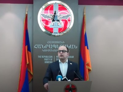 РПА требует от действующей власти полноценного выполнения обязанности Армении быть гарантом безопасности Арцаха