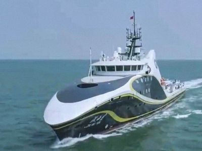 China builds world's first unmanned ship with artificial intelligence and drones