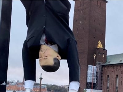 Swedish prosecutor's office will not investigate Erdogan's effigy