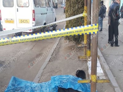 В Ванадзоре погиб бежавший к маршрутке мужчина